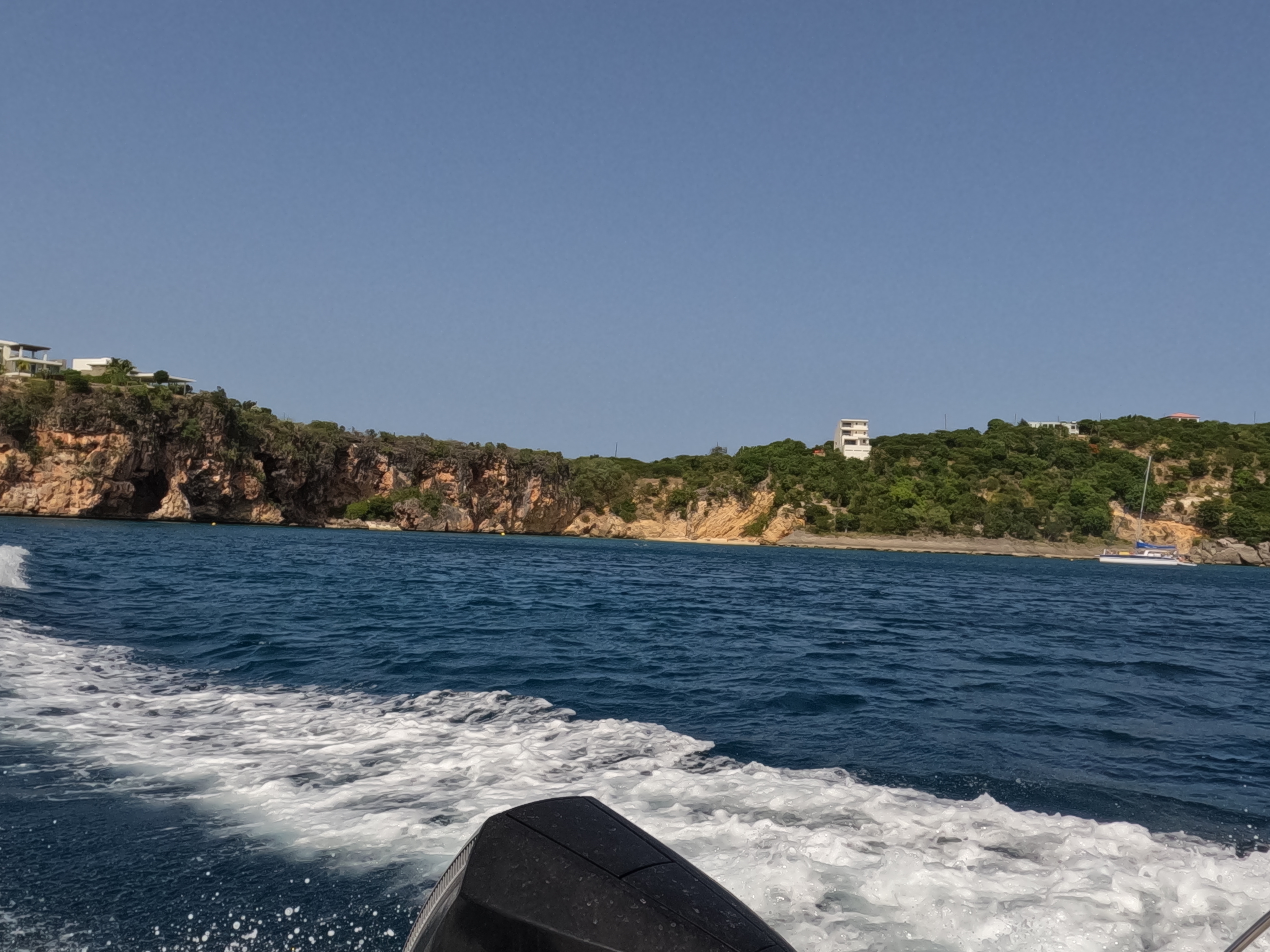 Setting out on the boat